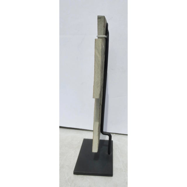 Modern Stone Slate Celtic Cross For Sale - Image 3 of 5