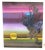 Purple Abstract Geometric Oil Painting Signed "Hank Virgilio" For Sale - Image 8 of 8