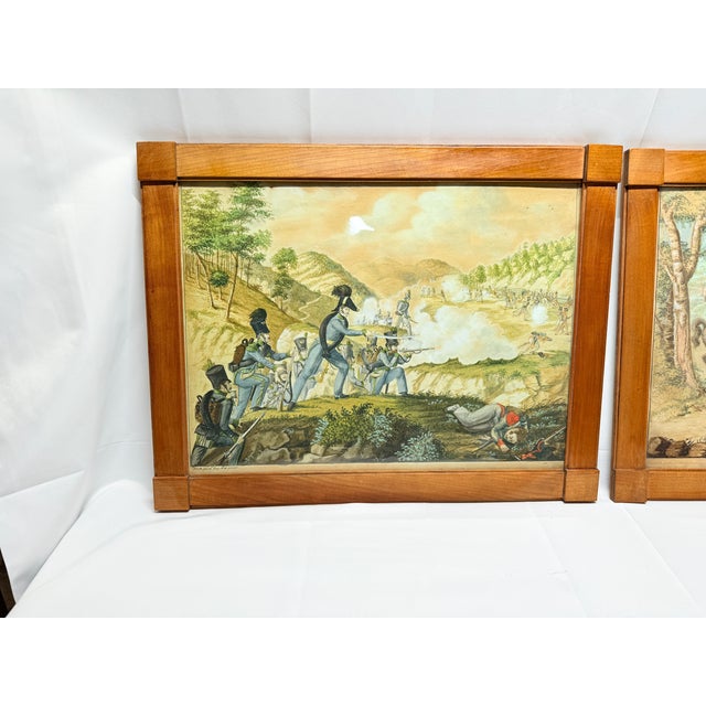 Paper Pair, Josef Gabriel Frey (1791–1884) Gouache on Paper French Revolution For Sale - Image 7 of 12