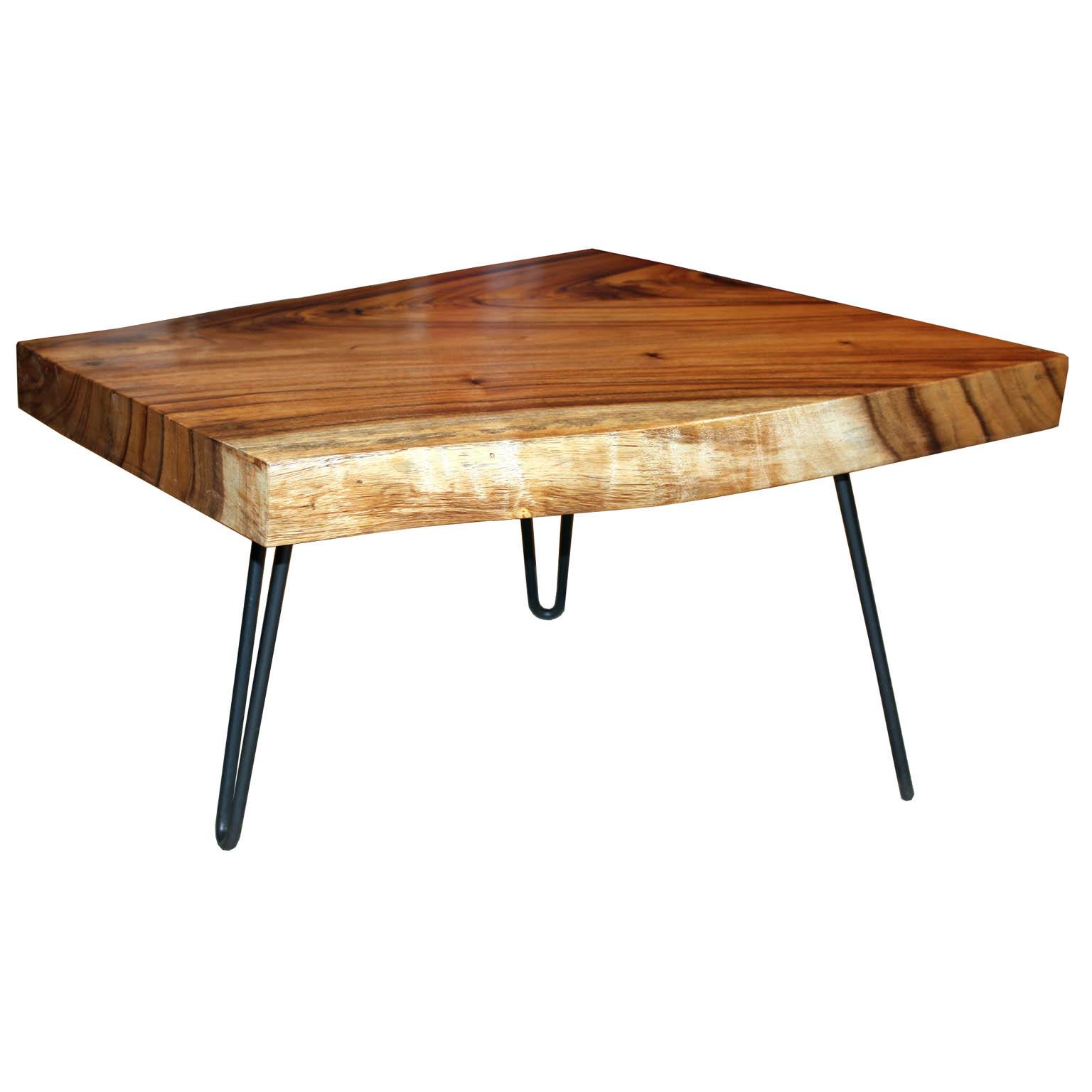 Acacia Wood Coffee Table Chairish