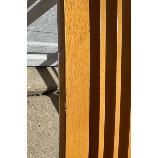 Late 20th Century Set of 4 Postmodern Italian Slatted High-Back Dining Chairs by Pietro Costantini For Sale - Image 14 of 18