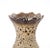 A very beautiful mid-century West German glazed porcelain vase, beautifully showcasing the bold colors and modernist...