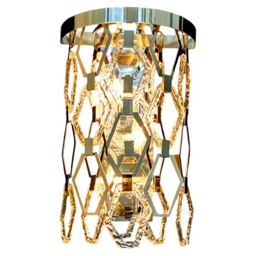 Collection Medea Wall Lamp in Metal and Crystal by Jago For Sale - Image 10 of 10