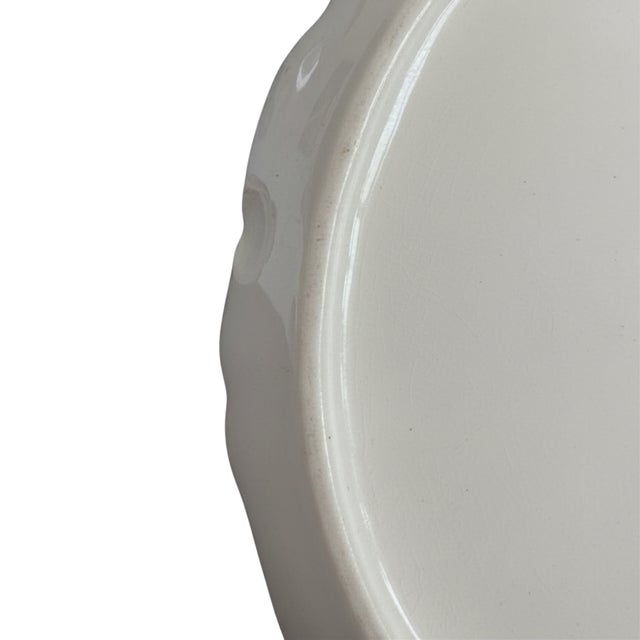 Ceramic Large Vintage French Aperitif Platter from Limoges, 1950 For Sale - Image 7 of 10