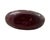 Ceramic Vintage Postmodern 1980s Ox Blood Red Ceramic Bean Pill Shaped Vase Art Deco For Sale - Image 7 of 8