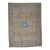1970s Vintage Persian Handmade Wool Cotton Orange Area Rug For Sale