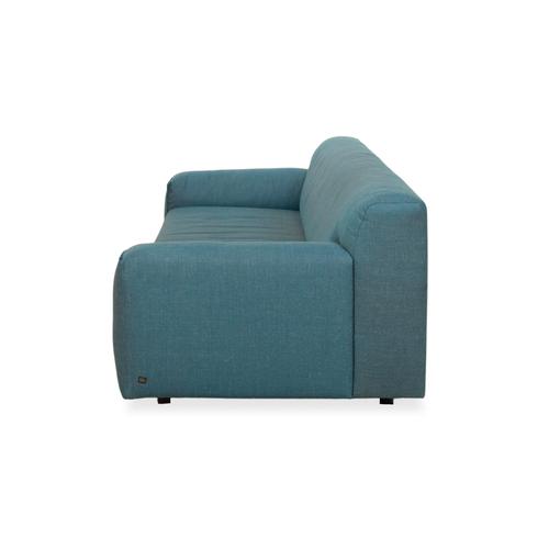 Grata 3-Seater Sofa in Petrol Blue Fabric from Rolf Benz For Sale - Image 12 of 13
