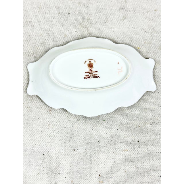 Antique Royal Crown Derby Porcelain Serving Dishes-A Pair For Sale - Image 10 of 10