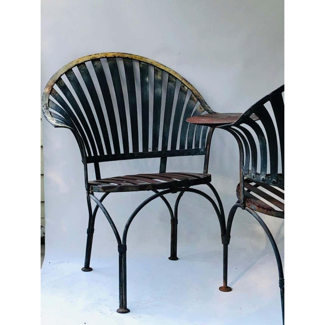 Early 20th Century French Metal Garden Tete a Tete For Sale In New York - Image 6 of 9