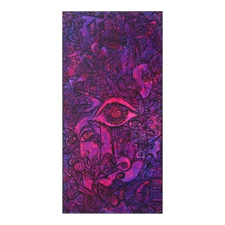 Alexander Arshansky, "Domestic Violets" Abstract Piece For Sale