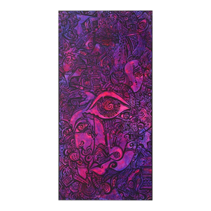 Alexander Arshansky, "Domestic Violets" Abstract Piece