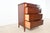 1960s Federal Style Mahogany Highboy Dresser With Fluted Columns by Rway Furniture For Sale - Image 5 of 16