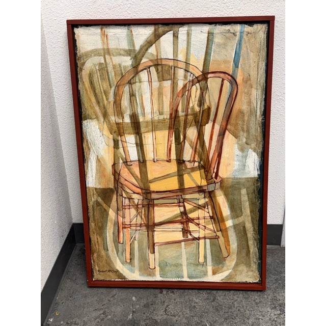 Robert McClay "Chair" Original Artwork, Framed For Sale In San Francisco - Image 6 of 12