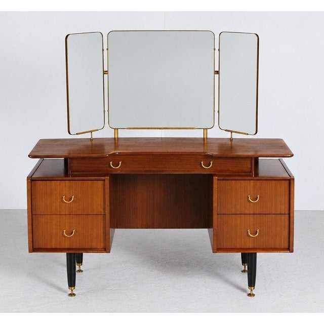 Mid-Century Librenza Tola and Black Dressing Table from G-Plan, 1960s For Sale - Image 12 of 12