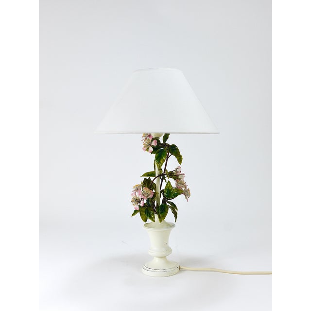 Italian Hand Painted Table Lamp, 1950s For Sale - Image 12 of 18