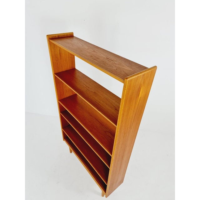 Vintage Danish Freestanding Book Case in Teak by Johannes Sorth, 1960s For Sale - Image 10 of 11