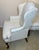 Vintage Pair of Queen Anne Style Wingback Chairs For Sale In Los Angeles - Image 6 of 10