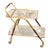 Italian MCM Gio Ponti Style Bar Cart For Sale