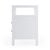 Nora 21 in. W Rectangular Wood 2 Drawer Nightstand with Open Shelf, White For Sale In Chicago - Image 6 of 9
