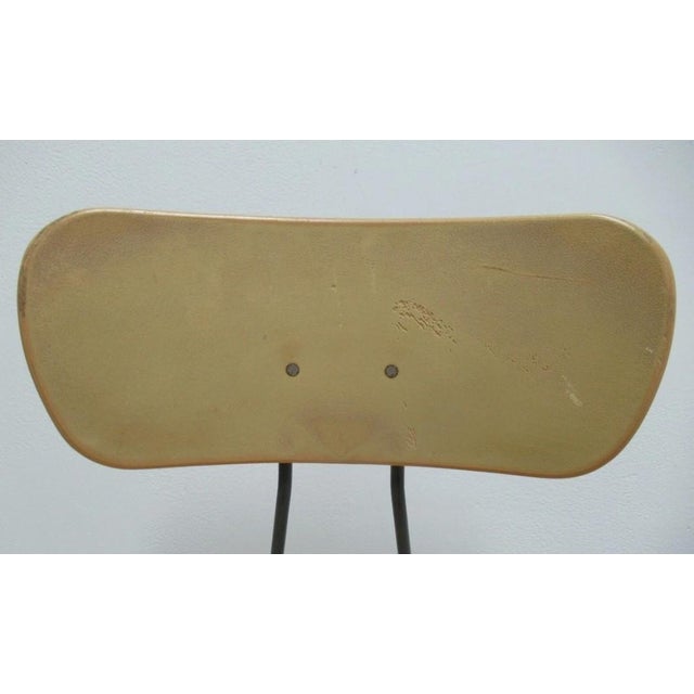 Vintage Toledo Drafting Industrial Small Counter Swivel Bar Stool Chair AAA For Sale - Image 11 of 12