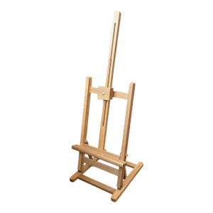 Tabletop Deluxe Studio Easel, Italian Craftsmanship Beechwood, H Frame