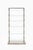 This rare glass and steel shelf, produced by a. Ravenel in france, is a compelling example of mid-century industrial...