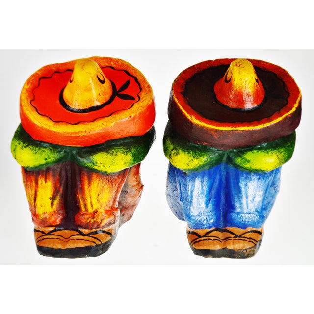 Vintage Ceramic Sleeping Mexican Garden Statues A Pair Chairish