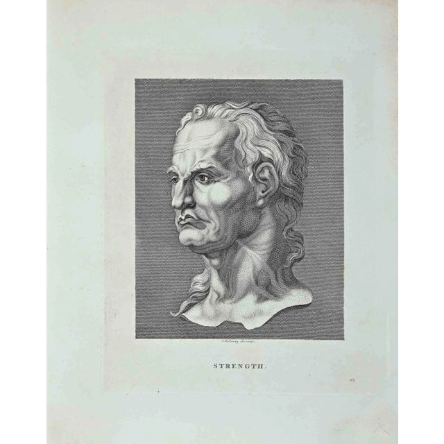 Portrait of Strength is an original artwork realized by Thomas Holloway (1748 - 1827). Original Etching from J.C....