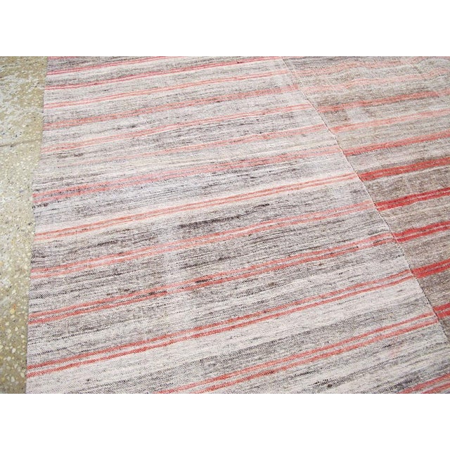 Galerie Shabab Collection Mid-20th Century Handmade Turkish Flat-Weave Kilim Accent Carpet For Sale In New York - Image 6 of 10