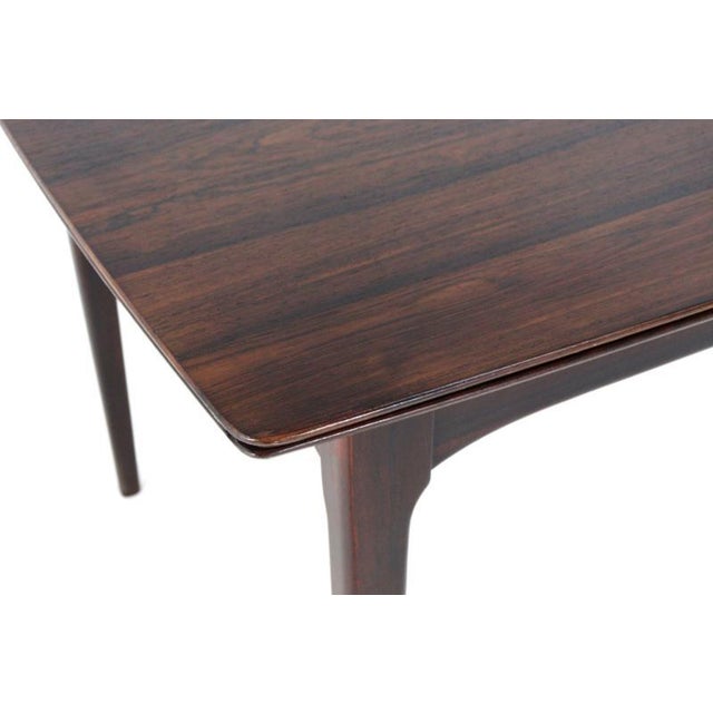 1960s Rectangular Extendable Rosewood Goes Dining Table For Sale - Image 5 of 15