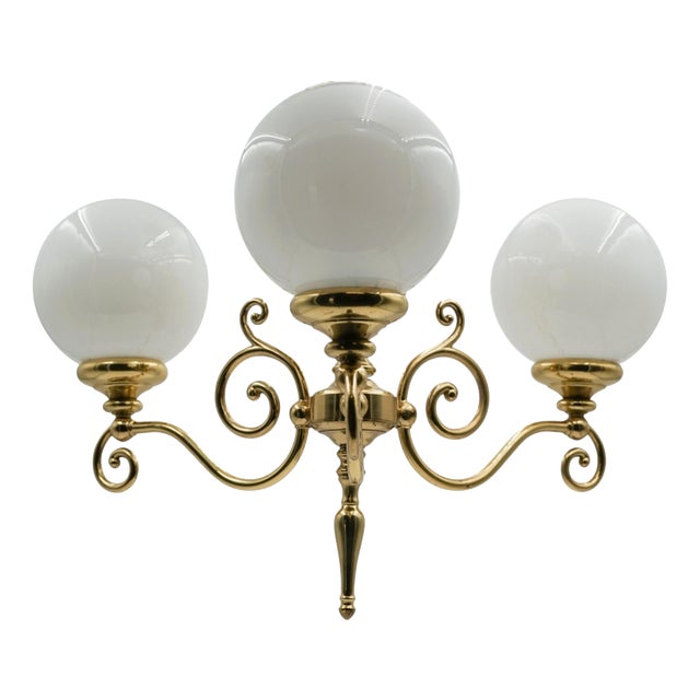 Vintage Art Deco Style Ceiling Chandelier For Sale