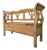 Biedermeier Style Storage Bench in Spruce For Sale