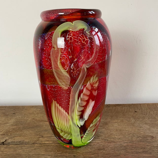 Murano Glass Vase, 1950s For Sale - Image 11 of 11