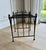 Vintage French Hand Forged Wrought Iron Vanity Bench, Heavy For Sale - Image 4 of 10