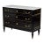 Early 20th Century French Ebonised Marble Top Commode For Sale
