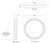 Thomas O'Brien for Visual Comfort Signature Tricia 24" Illuminated Round Mirror in Polished Nickel and Gild For Sale - Image 9 of 11