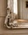Rococo Late 20c Rococo Silver Wood Floor Mirrors by Artisans - Pair- 2 Pc For Sale - Image 3 of 18