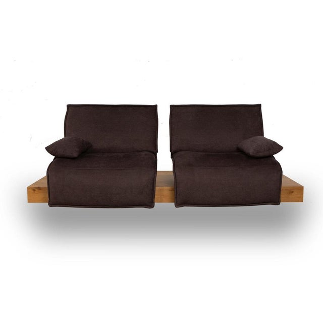 Free Motion Edit Fabric & Wood Two-Seater Sofa from Koinor For Sale - Image 10 of 14