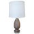 1950s 1950s Lavender Murano Glass Lamp With Shade For Sale - Image 5 of 5