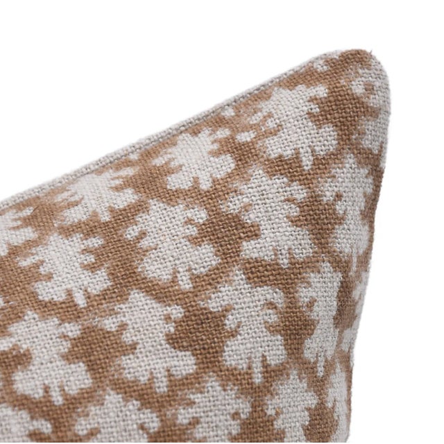 Not Yet Made - Made To Order Fabdivine Artistic Cushion Cover 22x22 Inch Floral Prints on Thick Linen-Traz For Sale - Image 5 of 6