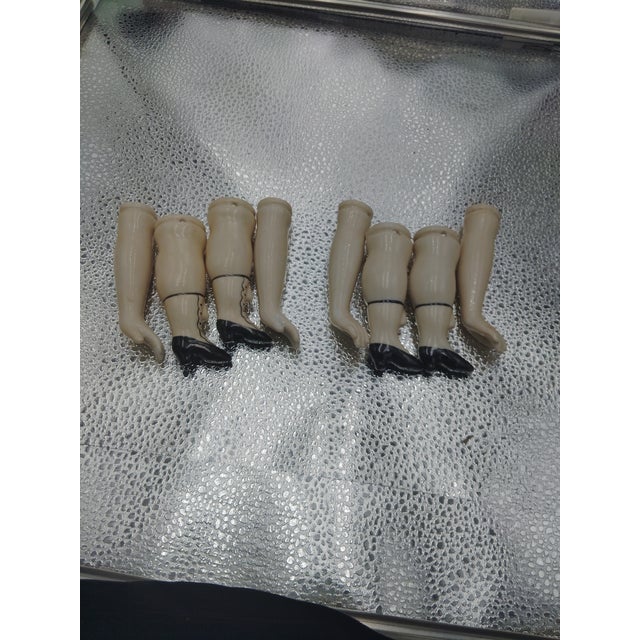 Vintage Art Deco Porcelain Doll Parts, Set of 10 For Sale In Houston - Image 6 of 12