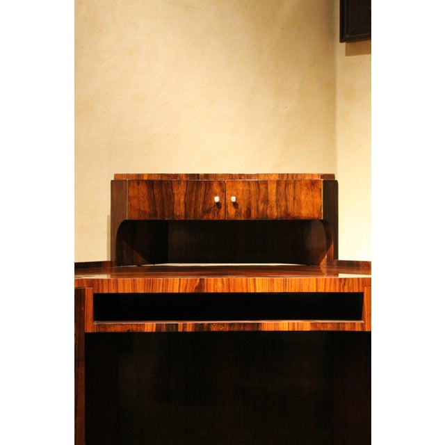 1920s Art Deco Veneer Writing Desk or Vanity Table, 1920s For Sale - Image 5 of 18