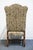 Century Furniture Rustic Old World Transitional Upholstered Dining / Accent Lounge Arm Chair For Sale In Kansas City - Image 6 of 10