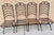 French Provincial Antique French Provincial Wrought Iron Garden Chairs Two Birds & Leaf Motif 4pc Set For Sale - Image 3 of 7