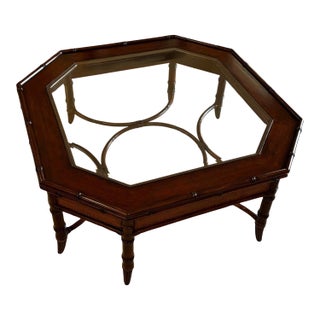 Tommy Bahama Marianas Octagonal Coffee Table For Sale