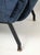 Blue 1960's Gigi Radice Italian Lounge Chairs in Blue Velvet Upholstery For Sale - Image 8 of 11
