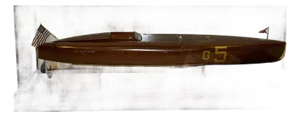 Speedboat Model "Baby Bootlegger", Gold Cup Winner, 1925