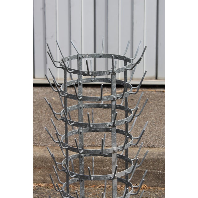 Metal Kitchen Rack with Hooks, 1970s For Sale - Image 10 of 12