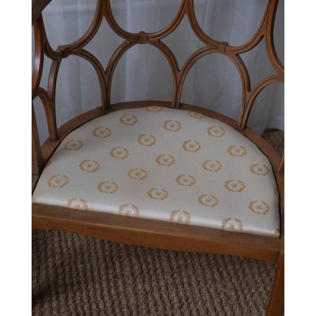 Mid-Century Modern Attributed to Billy Haines Fruitwood Lounge Chairs - A Pair For Sale - Image 15 of 15