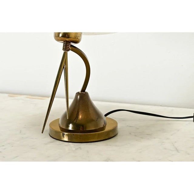 French Mid-Century Sconces & Matching Table Lamp - Set of 3 For Sale - Image 4 of 12